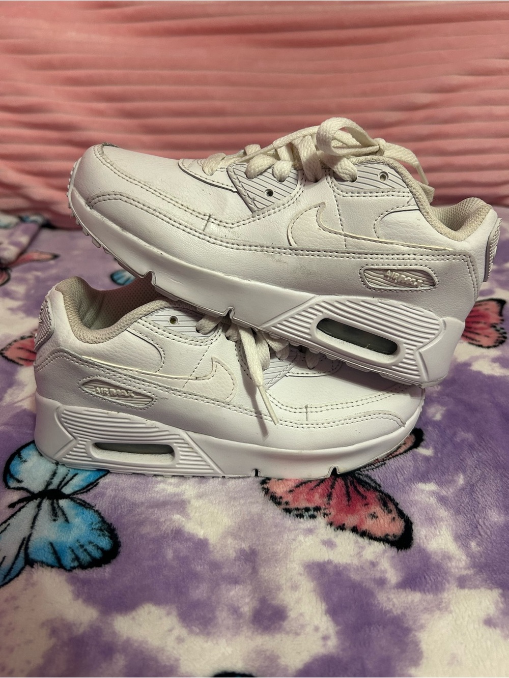 Nike Air Max 90 EasyOn Boys’ Preschool sneakers – White, Size 1.5